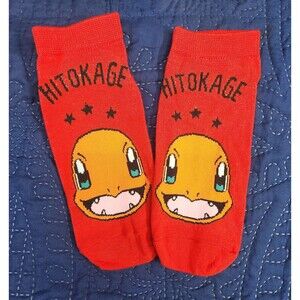 Pokémon Japan Charmander Womens Socks Size Medium 9-11 1 Pair